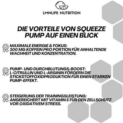 Pre Workout "SQUEEZE PUMP"