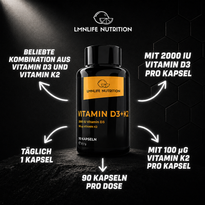 Vitamin D3 + K2