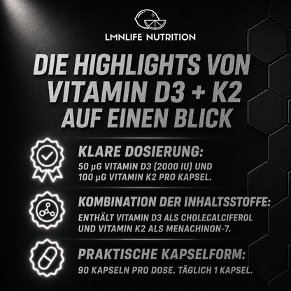 Vitamin D3 + K2