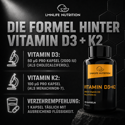 Vitamin D3 + K2