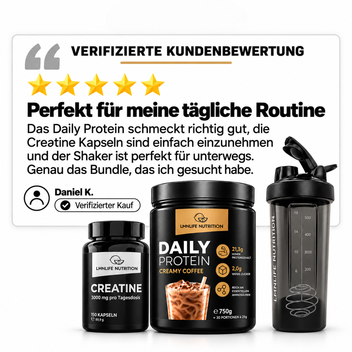 Kundenbewertung zum Daily Essentials Pack