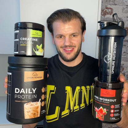 Fitness Starter Paket: Daily Protein + Creatine Fusion – Pre-Workout & Shaker gratis