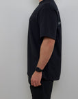 Oversize Shirt - Dark Black Print